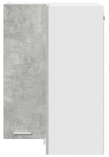 VidaXL Függő szekrény Riga Beton szürke és fehér 57 x 57 x 80 cm