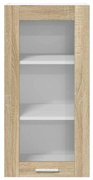 VidaXL Függő szekrény Riga 2 pcs Sonoma tölgy 40 x 31 x 80 cm Faanyag