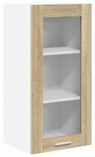 VidaXL Függő szekrény Riga 2 pcs Sonoma tölgy 40 x 31 x 80 cm Faanyag