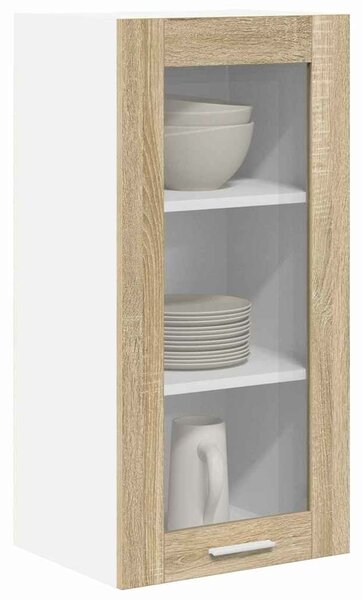 VidaXL Függő szekrény Riga 2 pcs Sonoma tölgy 40 x 31 x 80 cm Faanyag