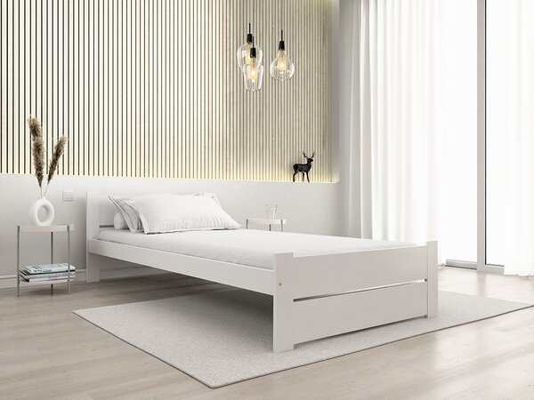 IKAROS DOUBLE ágy 90 x 200 cm, fehér Ágyrács: Ágyrács nélkül, Matrac: Matrac nélkül