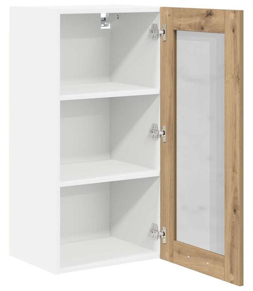 VidaXL Függő szekrény Riga 2 pcs Artisan tölgy 40 x 31 x 80 cm Faanyag