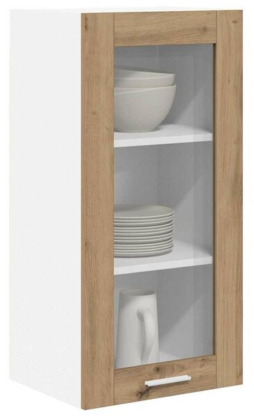 VidaXL Függő szekrény Riga 2 pcs Artisan tölgy 40 x 31 x 80 cm Faanyag
