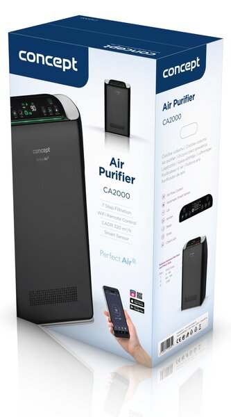 Concept CA2000 Perfect Air Smart légtisztító, fekete