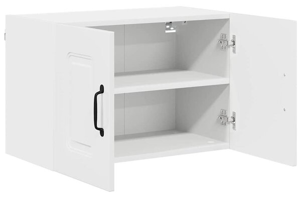 VidaXL Fali konyhaszekrény ajtóval 2 pcs Fehér 60 x 31 x 40 cm Faanyag