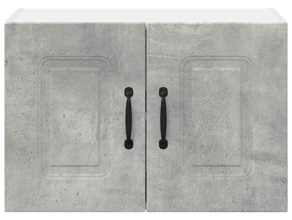 VidaXL Fali konyhaszekrény 2 pcs Beton Szürke 60 x 31 x 40 cm Faanyag