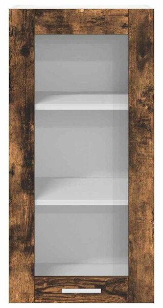 VidaXL Függő szekrény Riga 2 pcs Füstölt tölgy 40 x 31 x 80 cm Faanyag