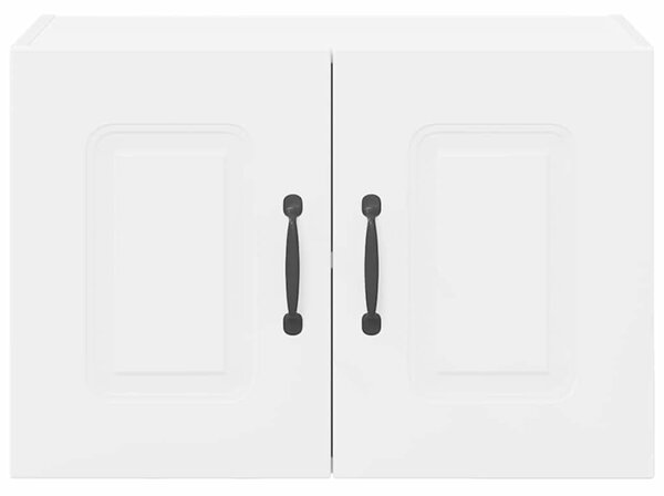 VidaXL Fali konyhaszekrény ajtóval 2 pcs Fehér 60 x 31 x 40 cm Faanyag