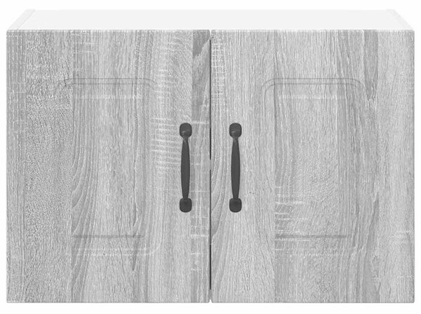 VidaXL Fali konyhaszekrény 2 pcs Szürke Sonoma 60 x 31 x 40 cm Faanyag