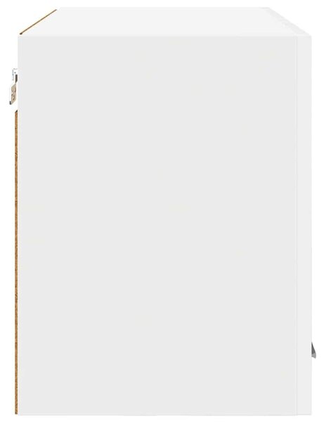 VidaXL Függő szekrény tárolóval 2 pcs Fehér 60 x 31 x 40 cm Faanyag