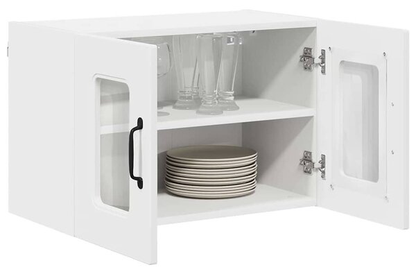 VidaXL Mosogatógép panel Kalmar 2 pcs Fehér 60 x 31 x 40 cm Faanyag
