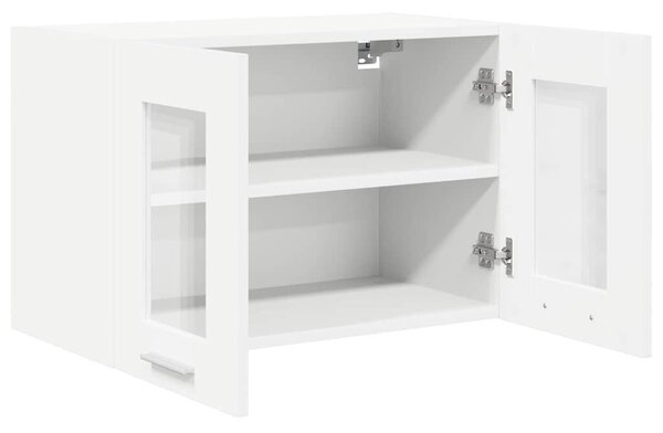 VidaXL Függő szekrény tárolóval 2 pcs Fehér 60 x 31 x 40 cm Faanyag