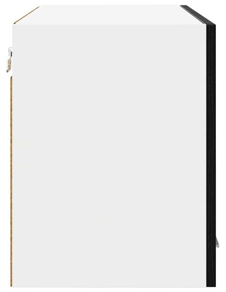 VidaXL Függő szekrény Riga 2 pcs Fekete tölgy 60 x 31 x 40 cm Faanyag