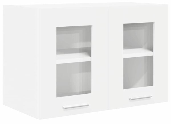 VidaXL Függő szekrény tárolóval 2 pcs Fehér 60 x 31 x 40 cm Faanyag
