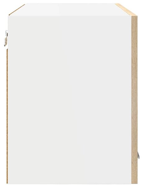 VidaXL Függő szekrény Riga 2 pcs Sonoma tölgy 60 x 31 x 40 cm Faanyag