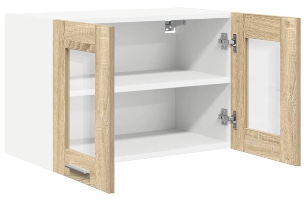 VidaXL Függő szekrény Riga 2 pcs Sonoma tölgy 60 x 31 x 40 cm Faanyag