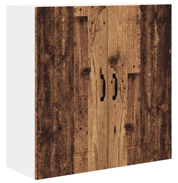 VidaXL Fali konyhaszekrény polcokkal Öreg fa 80 x 31 x 80 cm Faanyag