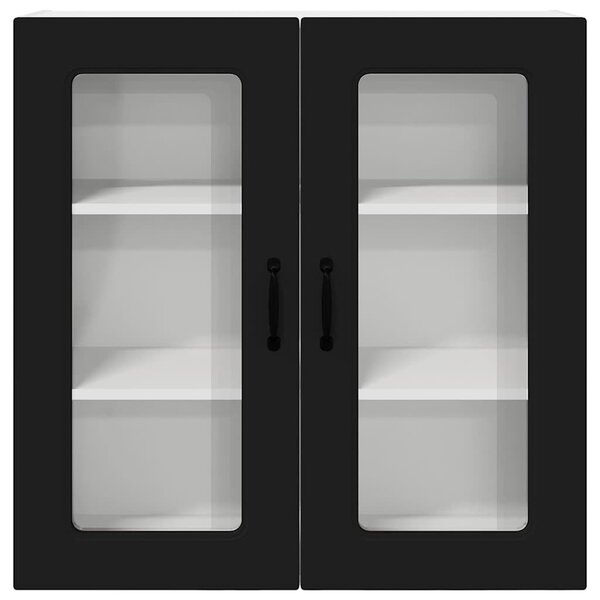 VidaXL Mosogatógép panel Kalmar Fekete 80 x 31 x 80 cm Faanyag