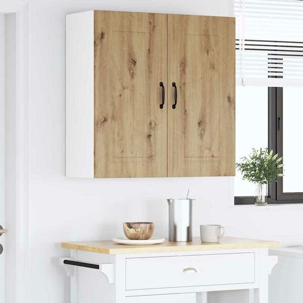 VidaXL Fali konyhaszekrény Artisan tölgy 80 x 31 x 80 cm Faanyag