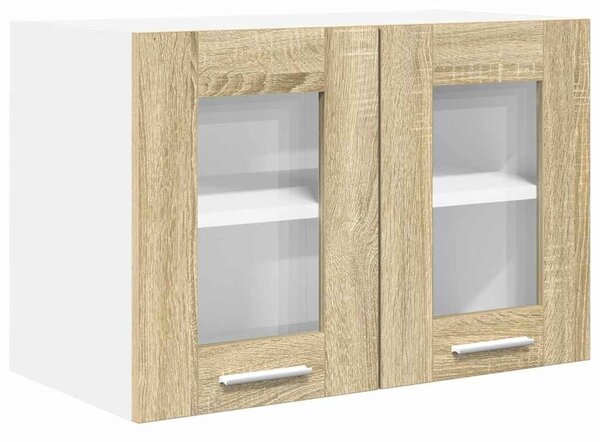 VidaXL Függő szekrény Riga 2 pcs Sonoma tölgy 60 x 31 x 40 cm Faanyag