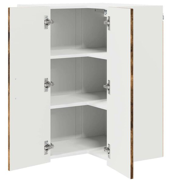 VidaXL Fali konyhaszekrény Füstölt tölgy 57 x 57 x 80 cm Faanyag
