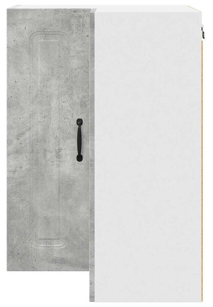 VidaXL Fali konyhaszekrény Beton Szürke 57 x 57 x 80 cm Faanyag