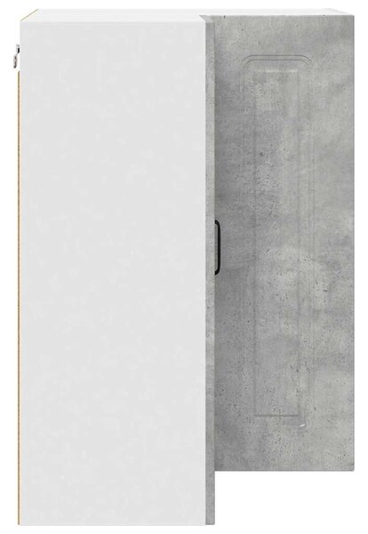 VidaXL Fali konyhaszekrény Beton Szürke 57 x 57 x 80 cm Faanyag