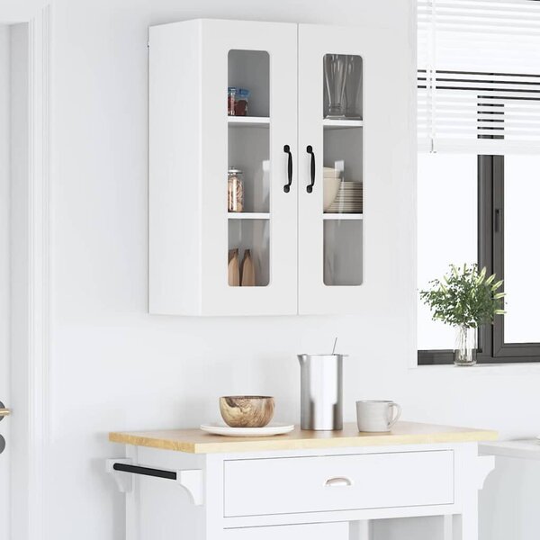 VidaXL Mosogatógép panel Kalmar Magas Fényű Fehér 60 x 31 x 80 cm