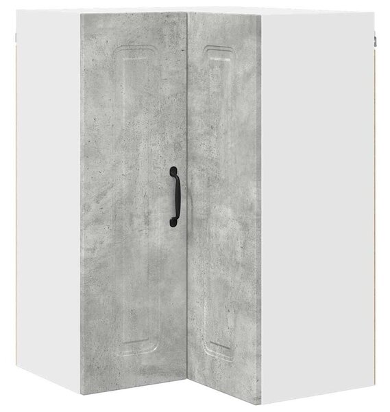VidaXL Fali konyhaszekrény Beton Szürke 57 x 57 x 80 cm Faanyag