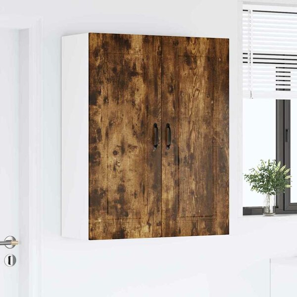 VidaXL Fali konyhaszekrény Füstölt tölgy 80 x 31 x 100 cm Faanyag