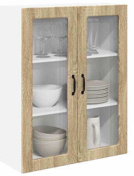 VidaXL Mosogatógép panel Kalmar Sonoma tölgy 80 x 31 x 100 cm Faanyag