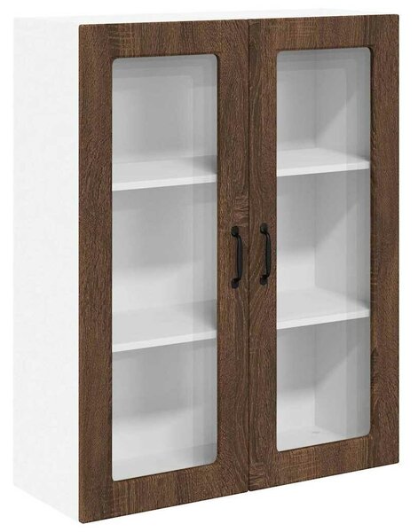 VidaXL Mosogatógép panel Kalmar Barna Tölgy 80 x 31 x 100 cm Faanyag