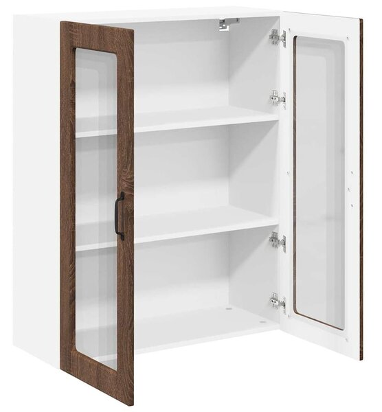 VidaXL Mosogatógép panel Kalmar Barna Tölgy 80 x 31 x 100 cm Faanyag
