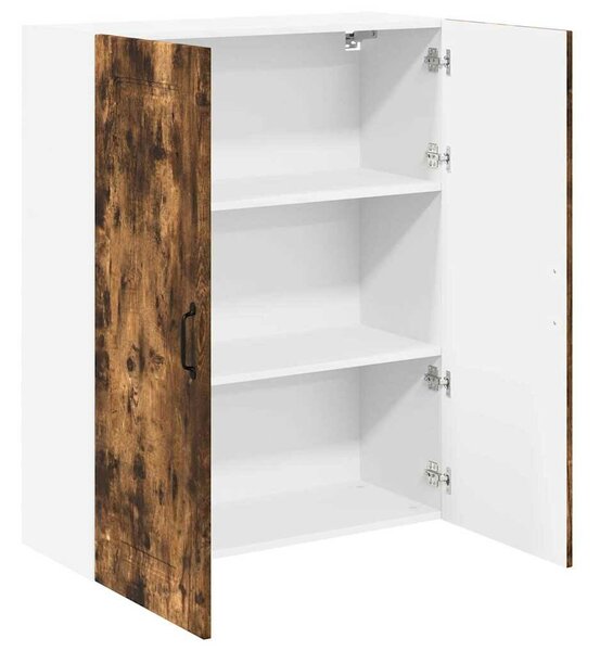 VidaXL Fali konyhaszekrény Füstölt tölgy 80 x 31 x 100 cm Faanyag