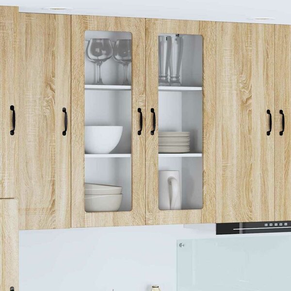 VidaXL Mosogatógép panel Kalmar Sonoma tölgy 80 x 31 x 100 cm Faanyag