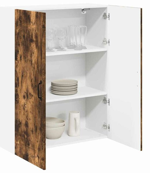 VidaXL Fali konyhaszekrény Füstölt tölgy 80 x 31 x 100 cm Faanyag