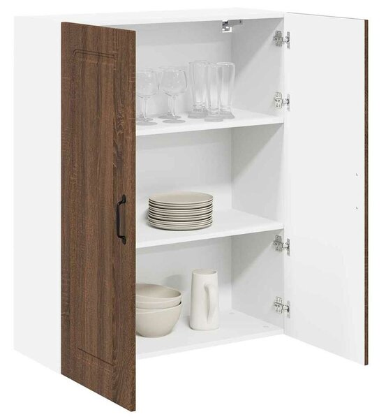 VidaXL Fali konyhaszekrény Barna Tölgy 80 x 31 x 100 cm Faanyag
