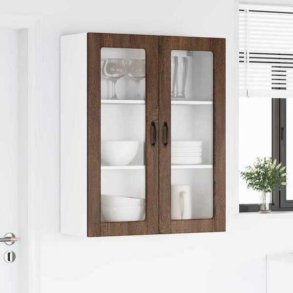 VidaXL Mosogatógép panel Kalmar Barna Tölgy 80 x 31 x 100 cm Faanyag