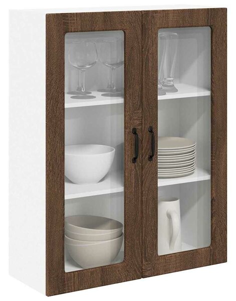 VidaXL Mosogatógép panel Kalmar Barna Tölgy 80 x 31 x 100 cm Faanyag