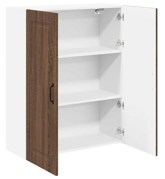 VidaXL Fali konyhaszekrény Barna Tölgy 80 x 31 x 100 cm Faanyag