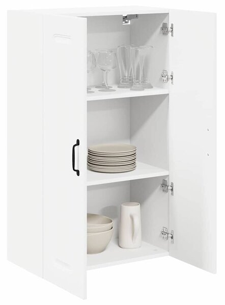 VidaXL Fali konyhaszekrény polcokkal Fehér 60 x 31 x 100 cm Faanyag
