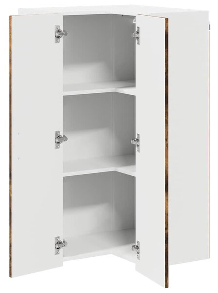 VidaXL Fali konyhaszekrény Füstölt tölgy 57 x 57 x 100 cm Faanyag