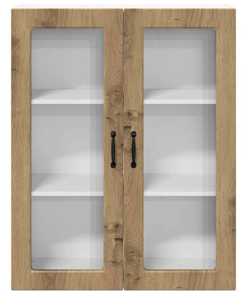 VidaXL Fali konyhaszekrény Artisan tölgy 80 x 31 x 100 cm Faanyag