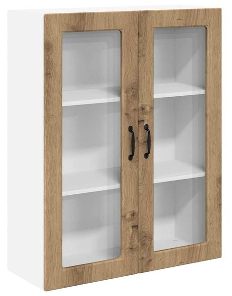 VidaXL Fali konyhaszekrény Artisan tölgy 80 x 31 x 100 cm Faanyag