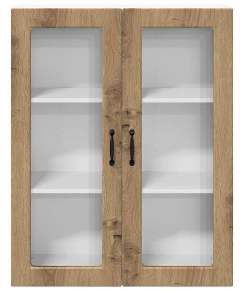 VidaXL Fali konyhaszekrény Artisan tölgy 80 x 31 x 100 cm Faanyag