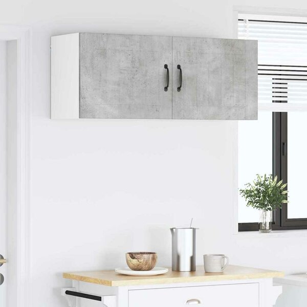 VidaXL Konyhaszekrény 2 pcs Beton Szürke 50 x 31 x 40 cm Faanyag