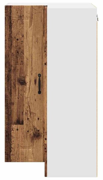 VidaXL Fali konyhaszekrény polcokkal Öreg fa 57 x 57 x 100 cm Faanyag