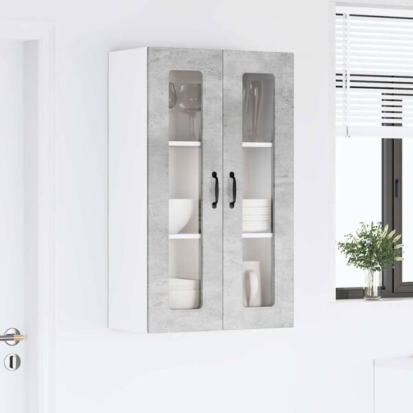 VidaXL Mosogatógép panel Kalmar Beton Szürke 60 x 31 x 100 cm Faanyag