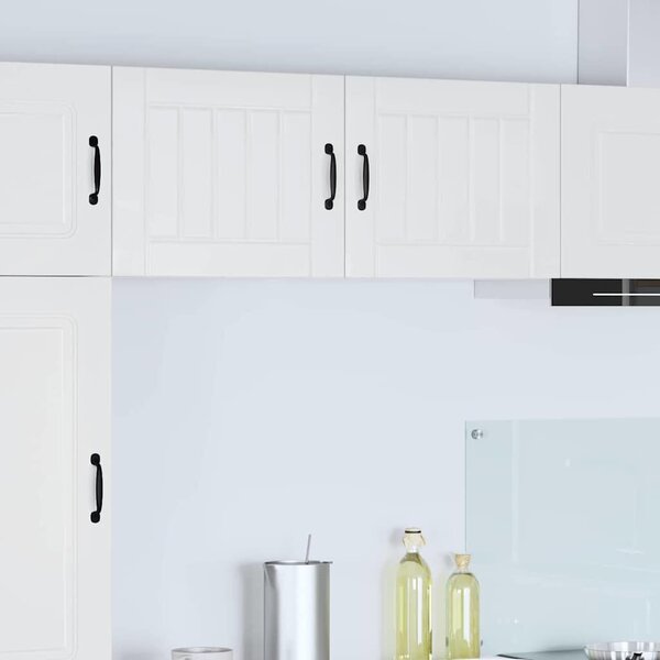 VidaXL Konyhaszekrény 2 pcs Magas Fényű Fehér 50 x 31 x 40 cm Faanyag