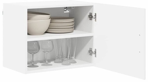VidaXL Konyhaszekrény 2 pcs Magas Fényű Fehér 50 x 31 x 40 cm Faanyag